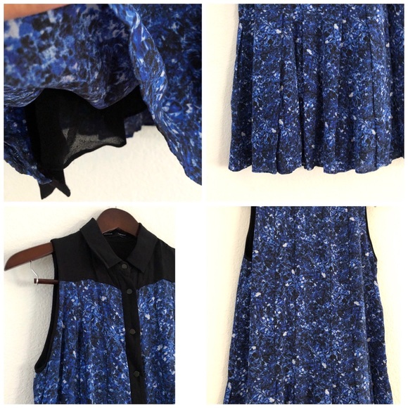 NEW Proenza Schouler Silk Microprint Shirt Dress - Picture 12 of 16